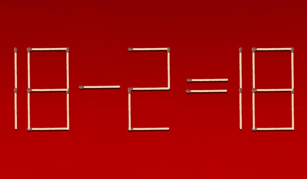 Puzzle de 7 secunde: un singur chibrit trebuie mutat