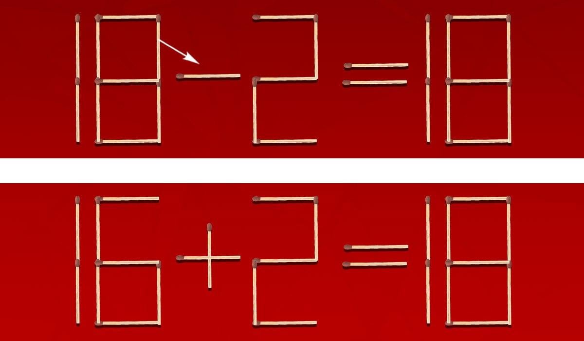 Puzzle de 7 secunde: un singur chibrit trebuie mutat