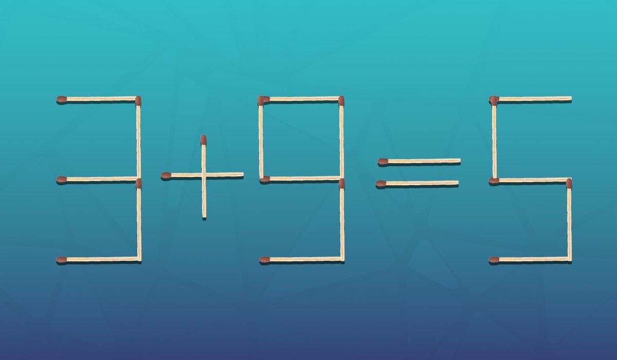 Ce meci trebuie mutat pentru ca egalitatea să fie corectă: un puzzle pentru genii