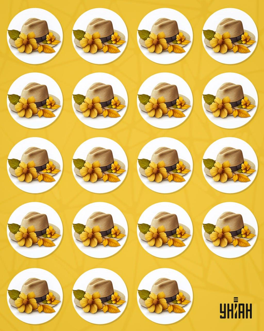 Trebuie să găsim o pălărie ciudată printre o grămadă de altele / colaj Moje