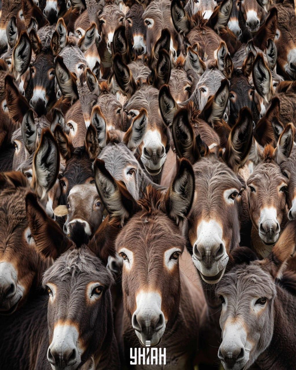 Iluzie optică: Găsește taurul printre măgari