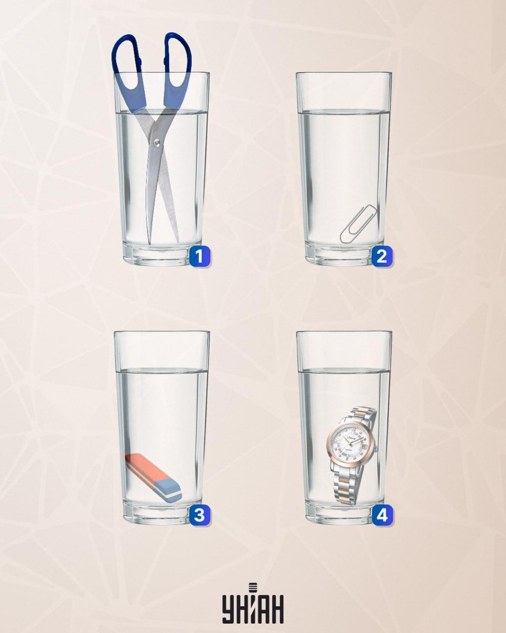 Fotografie cu paharele și obiectele