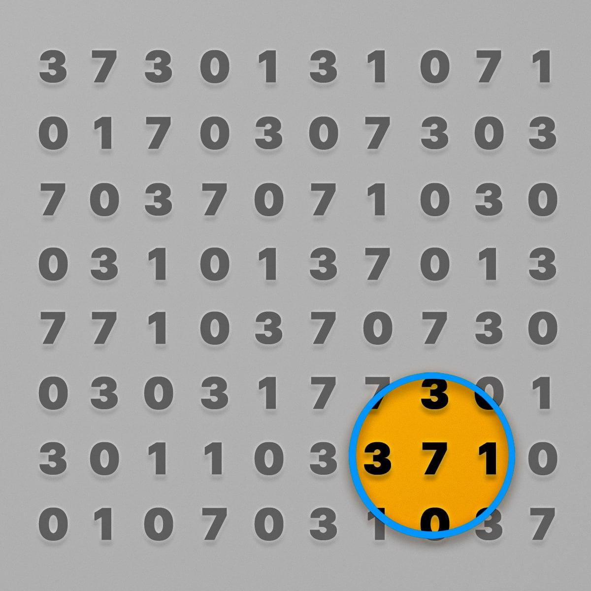 Combinația de numere care trebuia găsită se afla aproape de colțul din stânga jos al imaginii / Imagine Moje