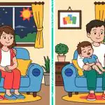 Provocare IQ: Găsește 3 diferențe într-o fotografie a unei familii