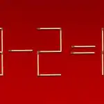 Puzzle de 7 secunde: un singur chibrit trebuie mutat