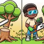 Test IQ: trebuie să găsiți 3 diferențe în imaginea tăietorului