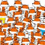 Trebuie să găsești 4 pisici printre tigri: doar cel mai