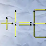 Un chibrit ar trebui aruncat și celălalt rearanjat: un test